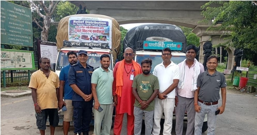 बाढीपीडितको सहारामा लुम्बिनीबाट राहत टोली प्रभावित क्षेत्रतर्फ